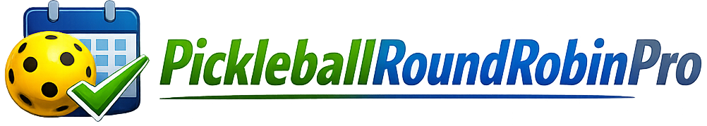 Pickleball Round Robin Pro